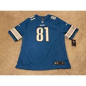 Nike Detroit Lions Jersey Calvin Johnson Mens  XXL NFL Football NWT